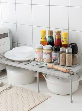 Expandable Kitchen Counter Cabinet Pantry Shelf Adjustable U