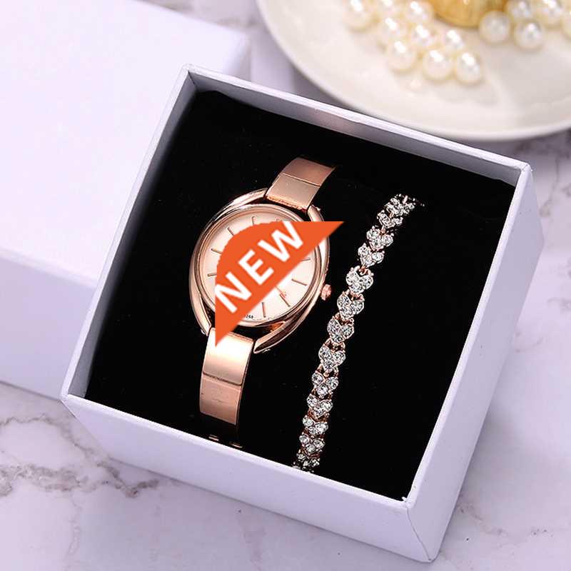 Lvpai Brand 2pcs Set Women Bracelet Watches Fashion Women Dr