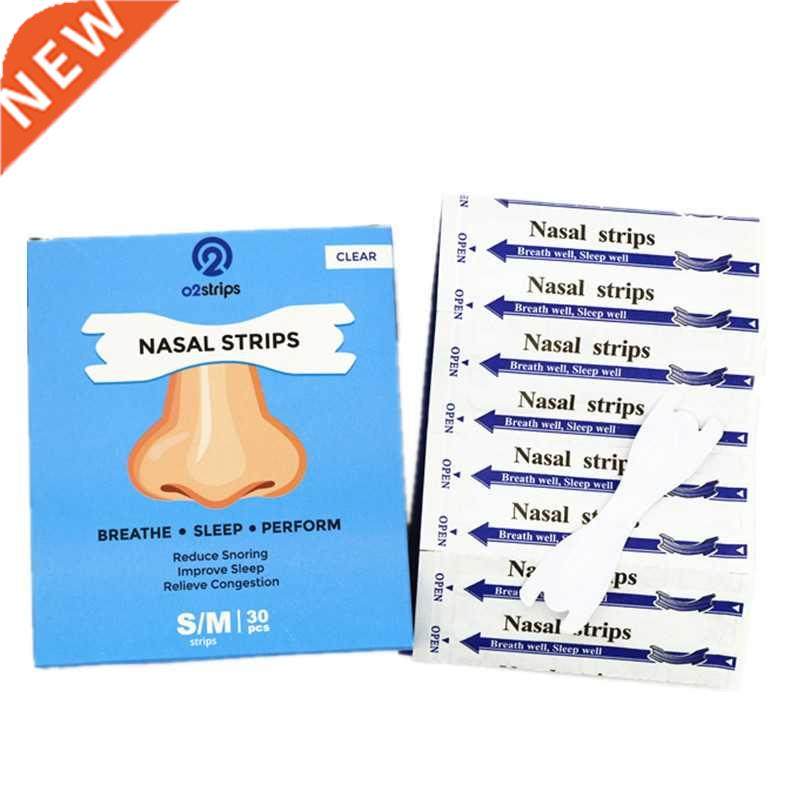 0pcs/Box S Snoring Patch Transparent Nasal Strips Better