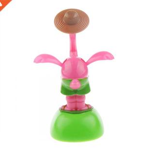 Decor Cute for Power Car Swan Doll Wing Solar Flapping