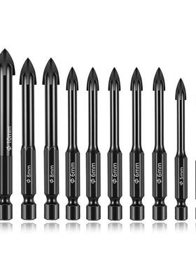 12 Pieces Glass Concrete Drill Bit Set Masonry Drill Bits Fo