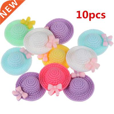 10pcs Resin Hats Embellishments Flatback Cabochon Scrapbook