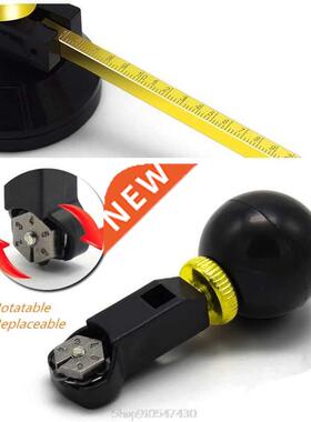 1pc 6 Wheel Construction Tool Durable Circular Compass Glass