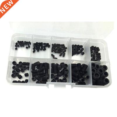 200PCS M M4 M5 M6 M8 Hex Head Socket Hex Grub Screw Assortm