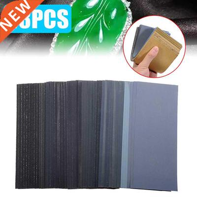 48pcs Sandpaper Wet Dry Sandpaper 120 To 3000 Grit Sandpape