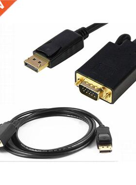 DisplayPort to VGA Adapter Converter Cable DP to VGA 1920 1