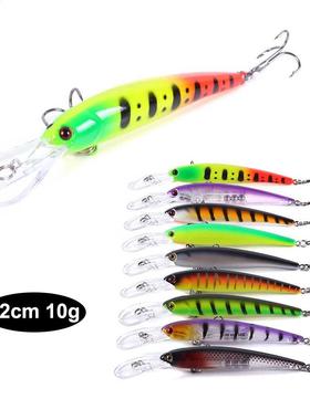 Hengjia 1pcs 12cm 10g Minnow Bandits Fishing Wobbler Lure Ar