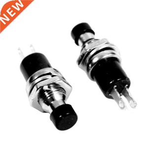 Black 50Pcs Momentary On/Off Lockless Mini Button SPST Switc
