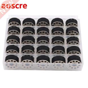 1 Box Sewing Thread Bobbin Box Transparent/Multicolor Plasti