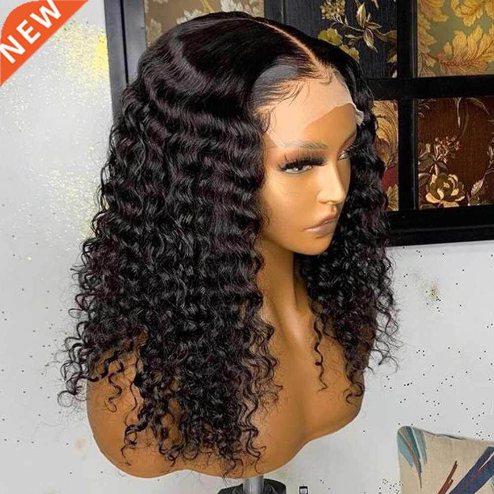 Cheap Transparent 13x6 Lace Front Wig Deep Wave Wig Human Ha