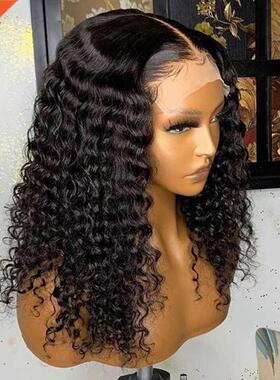 Cheap Transparent 13x6 Lace Front Wig Deep Wave Wig Human Ha