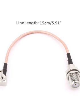 F Type Female Jack To CRC9 Male Rght Angle RG316 Pgtal Ca