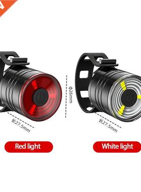 Waterproof icycle Rear Tail LED Helmet Cycling FlashLight S