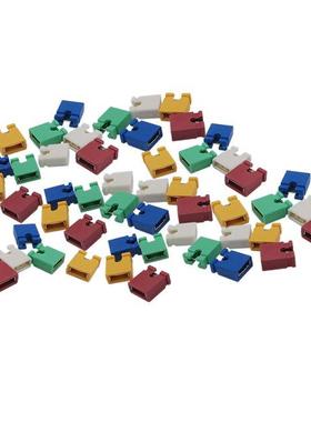 60Pcs 2.5m Standard Computer Jumper Blocks Connector Color