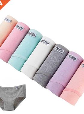 7 Pcs/lot Cotton Panties Underwear Women Girls Plus Size Bri