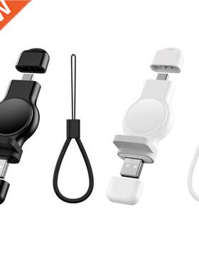 USB-A+USB-C Portable Magnetic Wireless Charger for iWatch 7