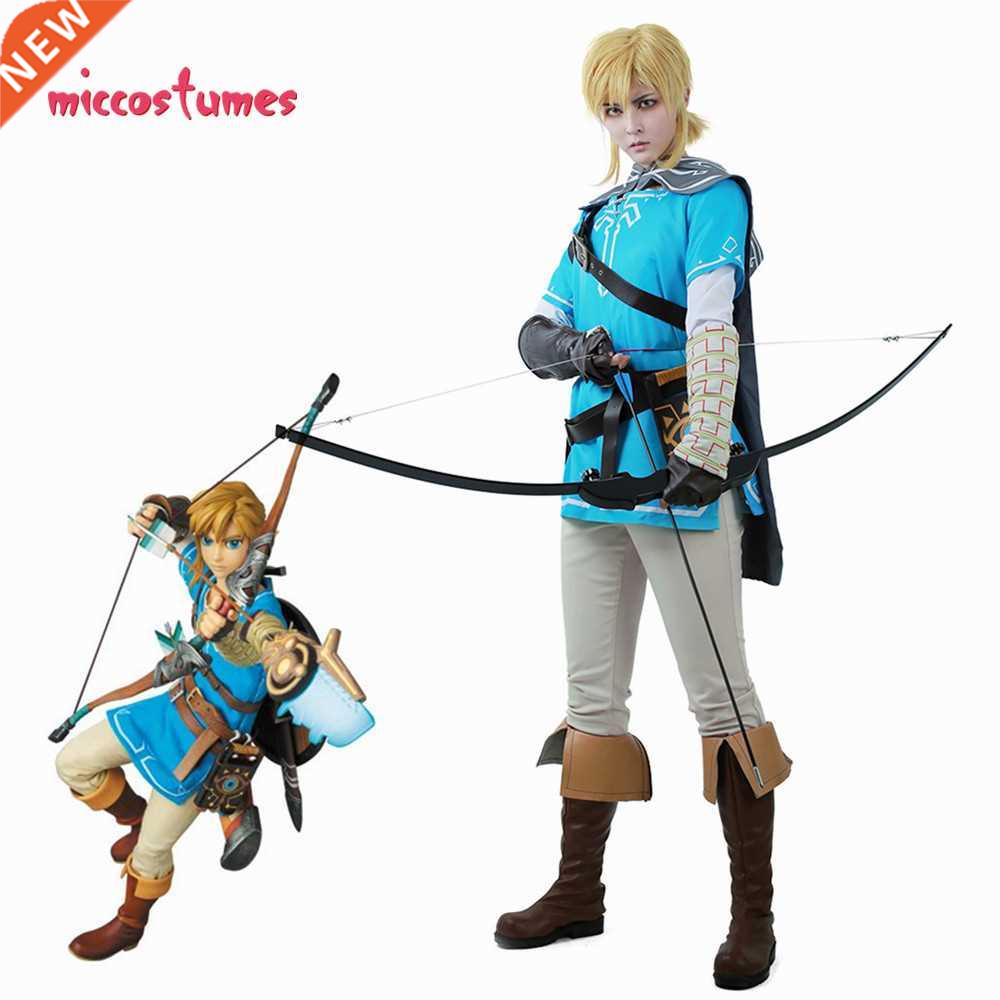 Link Cosplay Costume Male Outfit Cloak The Legend of Zelda: