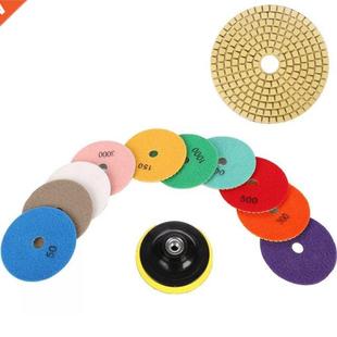 Kit 10pcs Wet 80mm Diamond Pad Dry Pads Polishing