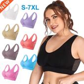 Large Cotton for Ladies Size Big Plus Yoga Women Bras Sports