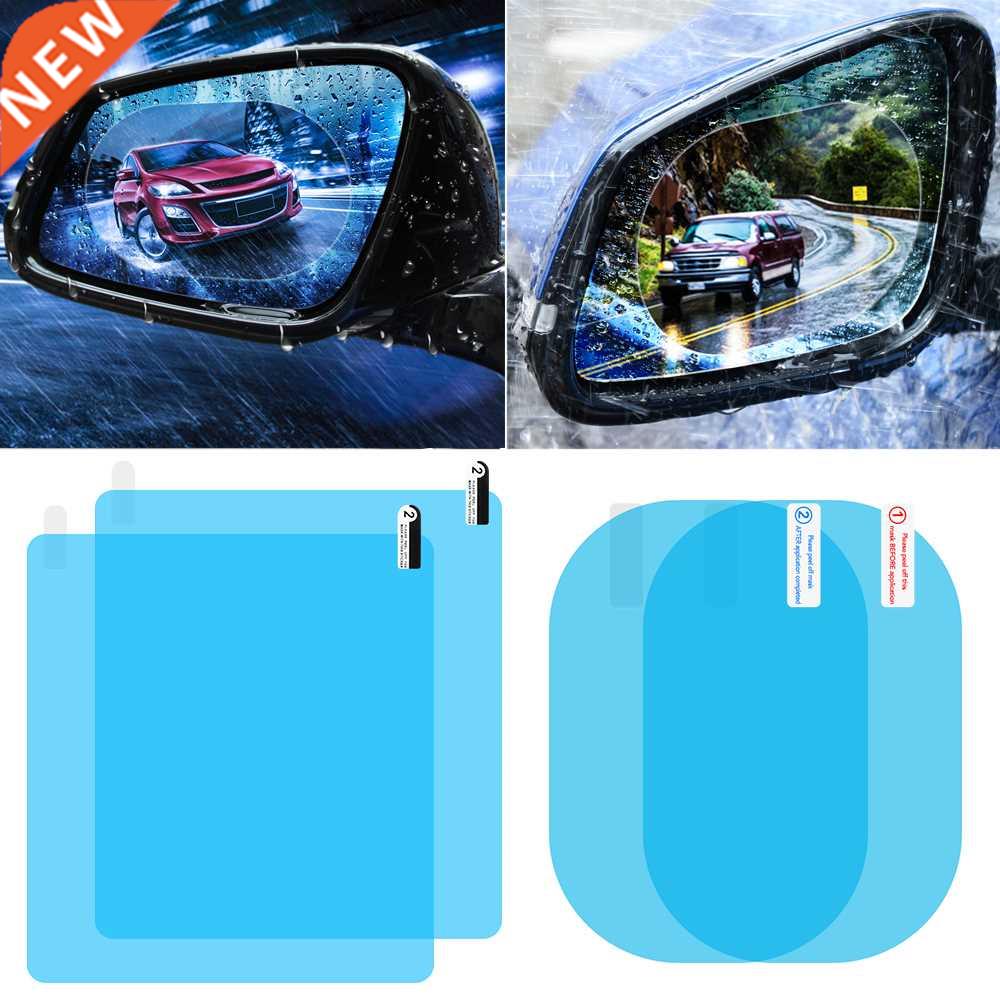 2 Pcs Car sticker Rainproof Film for Car Rearview Mirror Car