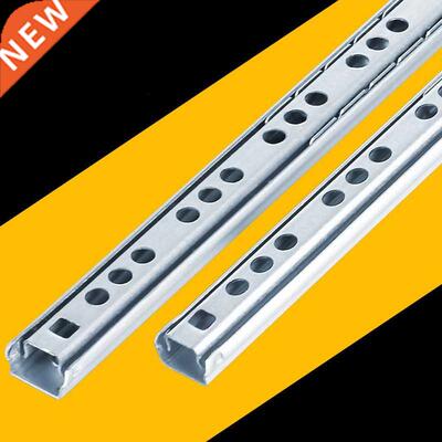 2Pcs 8-16 Ball Bearing Drawer Slides Furniture Slide Steel