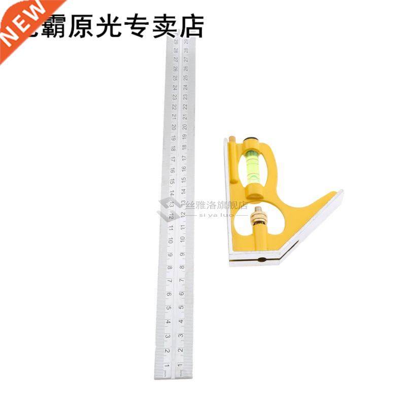 1pc Measuring Tool 300mm Combination Square Angle Ruler With