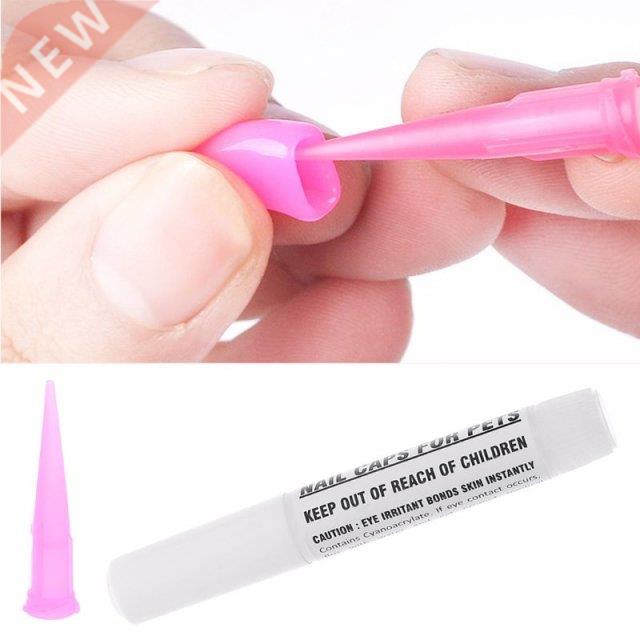 Pet Dog Nail Covers Claw Paws Soft Gel Protector Aesive Gl