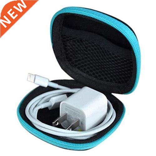 Square Pocket Hard Case Storage Bag for Headphone Earphone