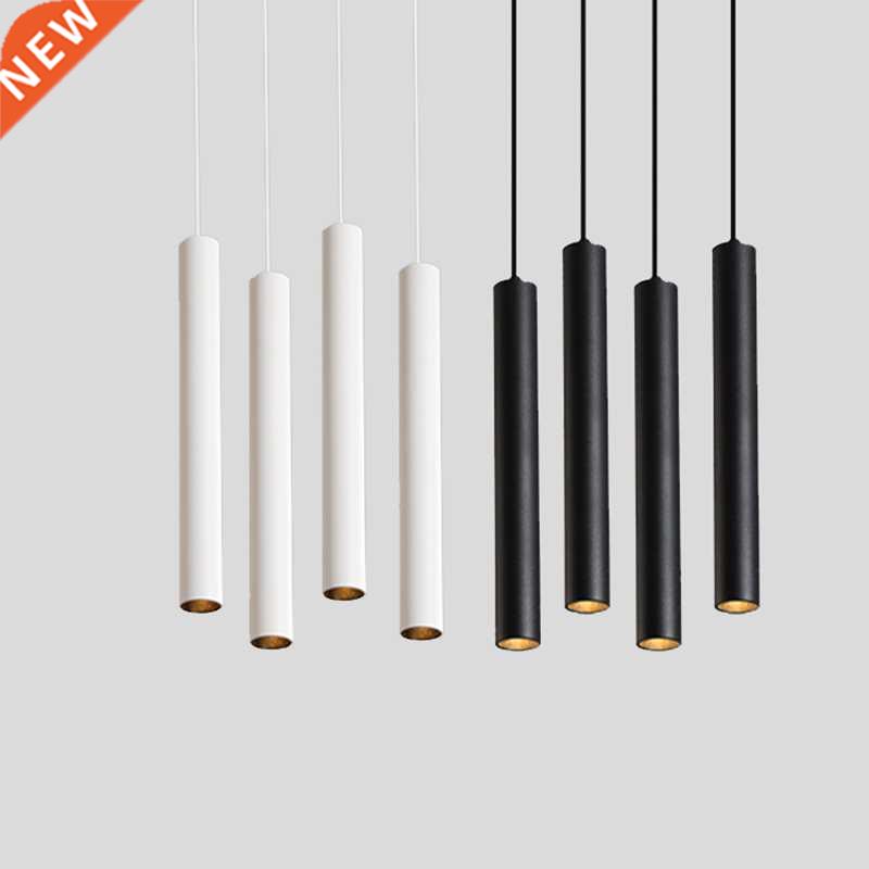 Dimmable Cylinder LED Pendant Lights Long Tube Lamps Kitchen 服饰配件/皮带/帽子/围巾 DIY编织材料包 原图主图