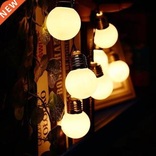 Solar Light Powered Garden Fairy Bulb String Lights LED