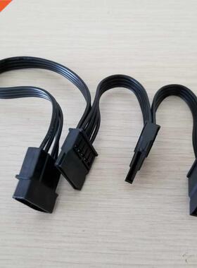 4Pin IDE Molex to 3-Port 15Pin SATA Power Cable Cord Lead 18