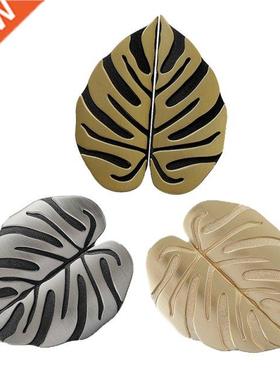 G6DA Novelty Leaves Furniture Handles Cabinet Knobs and Hand