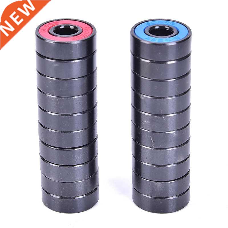 10Pcs/set 608 2RS Bearings Deep Groove Steel Sealed Ball Bea