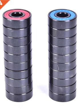 10Pcs/set 608 2RS Bearings Deep Groove Steel Sealed Ball Bea