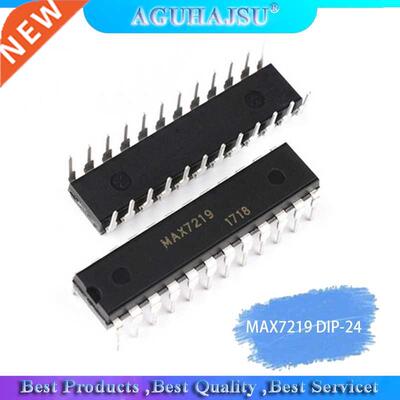 2pcs/lot MAX7219CNG molewei DIP-24 pin DIP numer of LED new