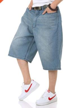 Summer Mens Shorts Hip Hop Harem Denim Jeans Boardshorts Ame