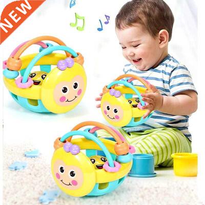 Baby Soft Rubber Rattle Children Early Childhood Biting Bell