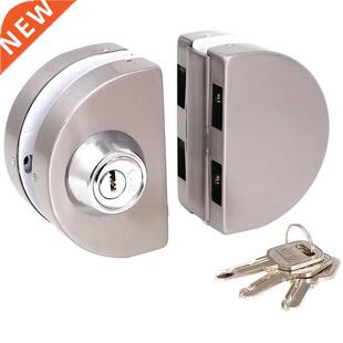 Entry Gate 10-12mm Glass Swing Sliding Door Lock with Keys