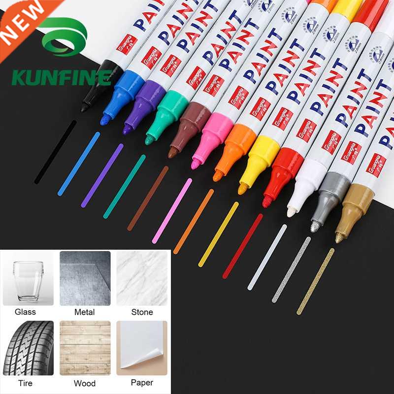Car Tyre Tires Tread Metal Permanent Paint Markers Graffiti