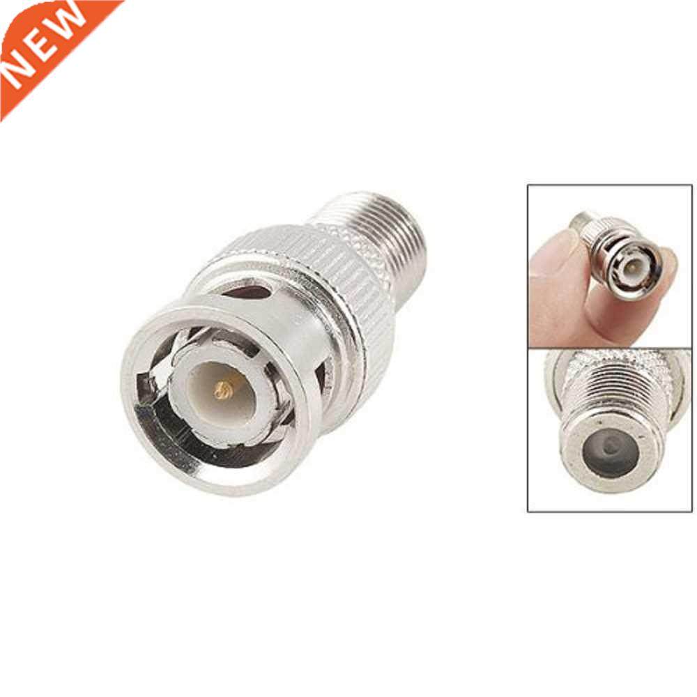 10x 2 Pcs BNC Male Plug to F Type Female Jack TV Adapter RF
