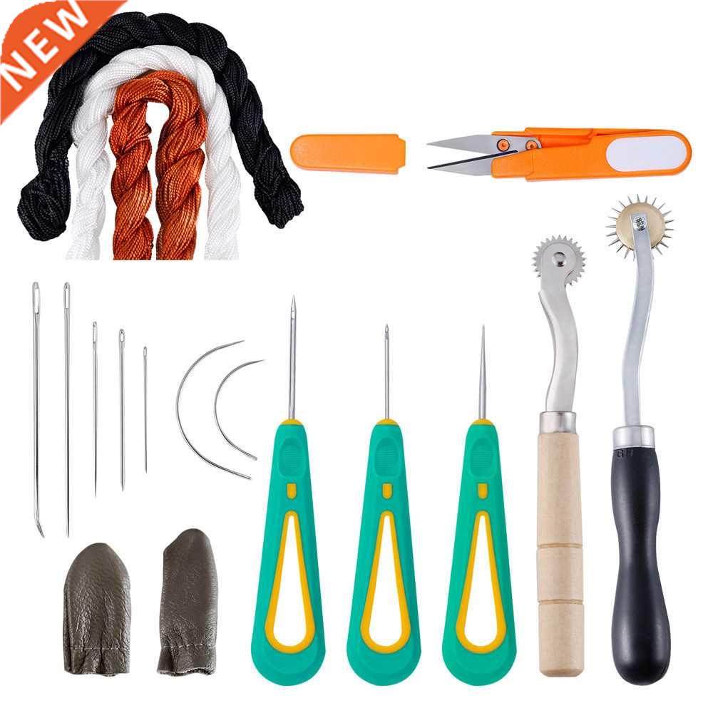 Professional Leather Craft Tools Kit for Hand Sewing Sewing