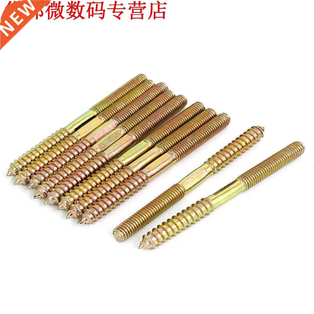 M8 x 100mm Double End Geneste Machine Tapschroef Stud 10 Stk