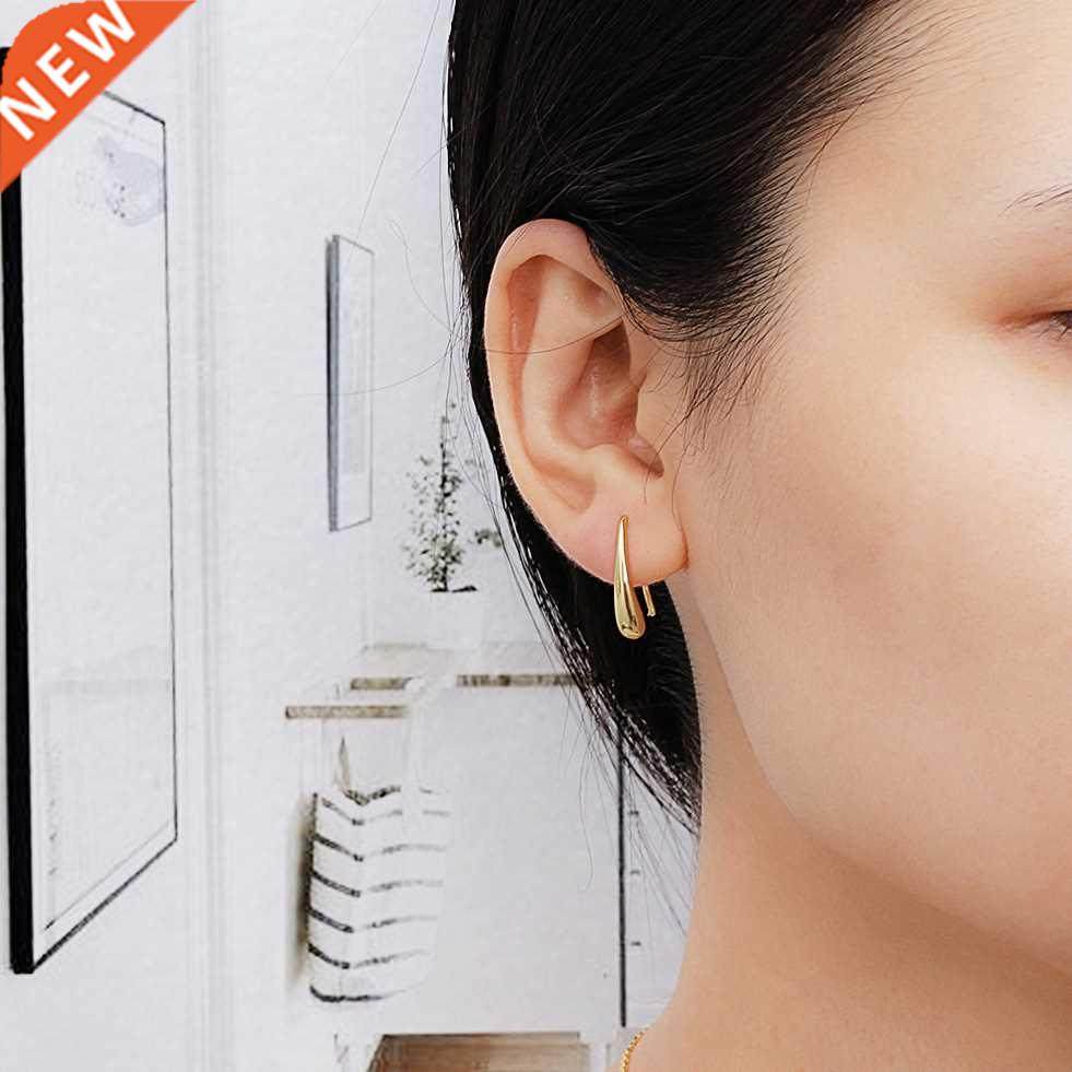 shanice 100% s925 silver minimal personality gold color drop