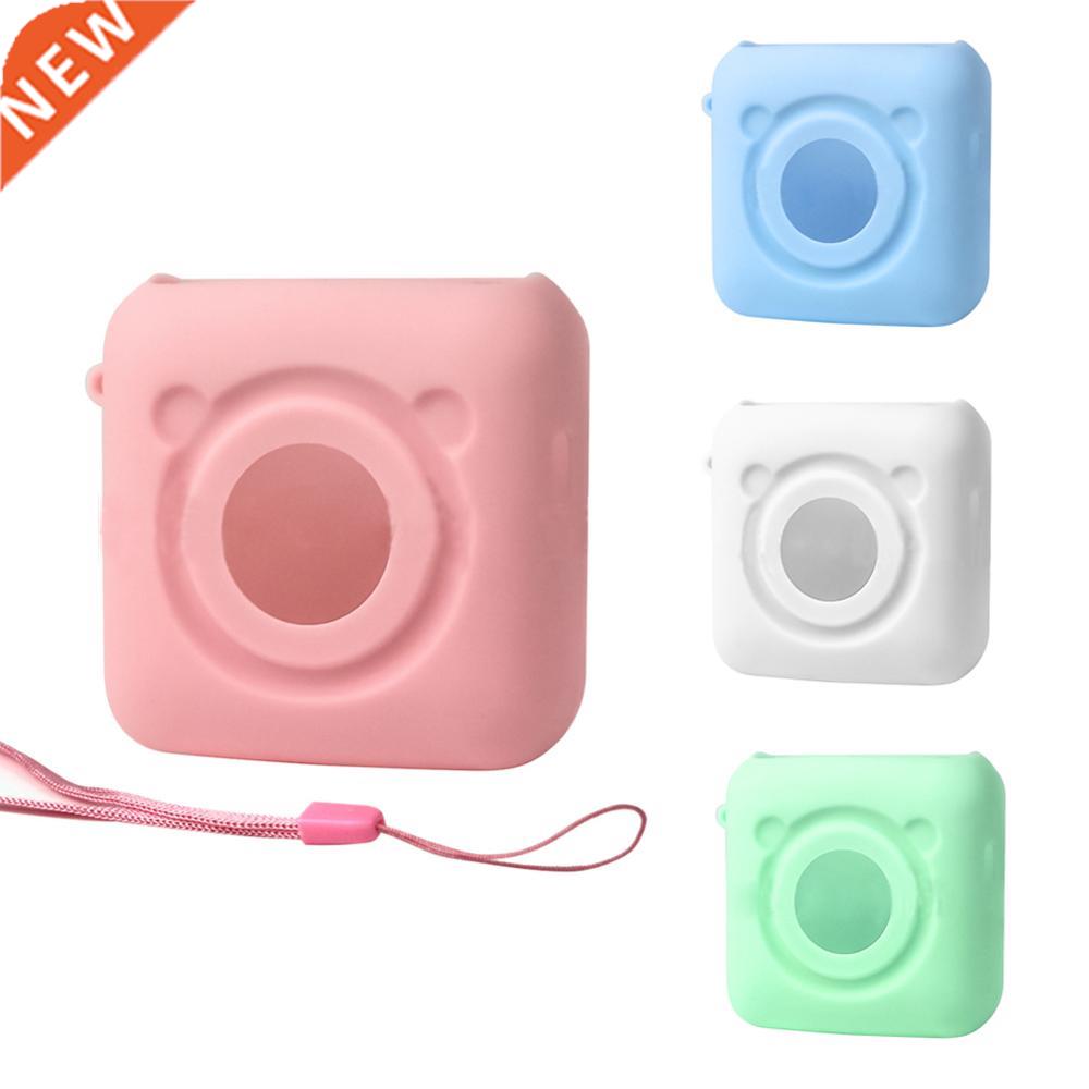 for PeriPage A6 Thermal Printer Soft Silicone Case with Stra