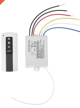 220V 1/2/3 Ways ON/OFF Wireless Digital Remote Control Switc