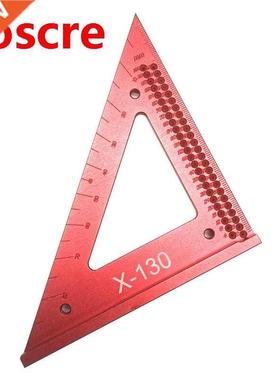 Woodworking Line Ruler Hole Scribing Gauge Precision Triangl