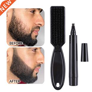 Men Beard Growth Pen Facial Hair Moustache Repair Shape Regr