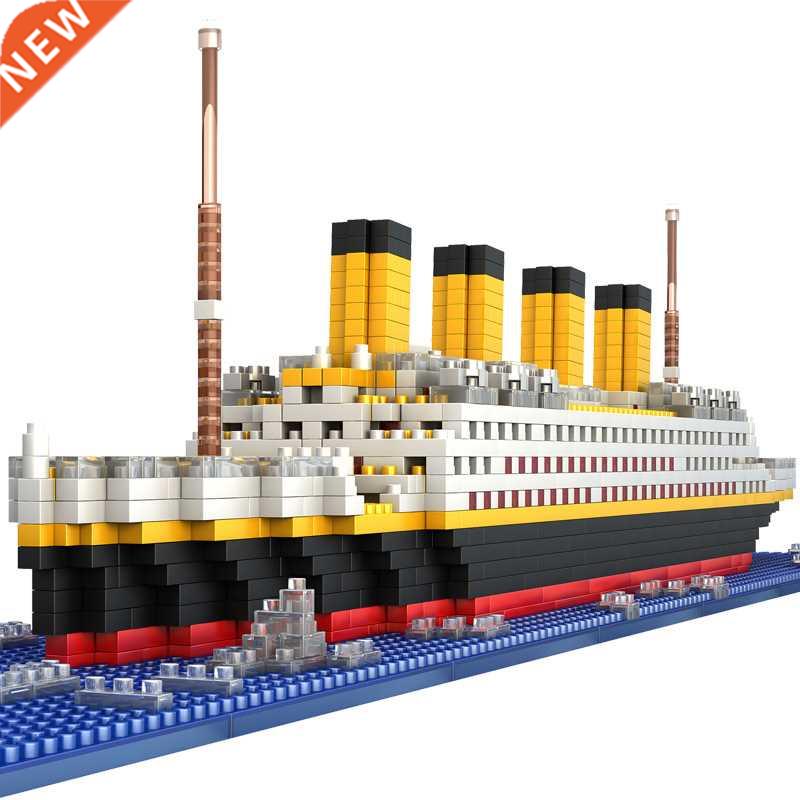 Titanic 1860pcs Ship 3d Mini  Building Blocks Toy Titanic