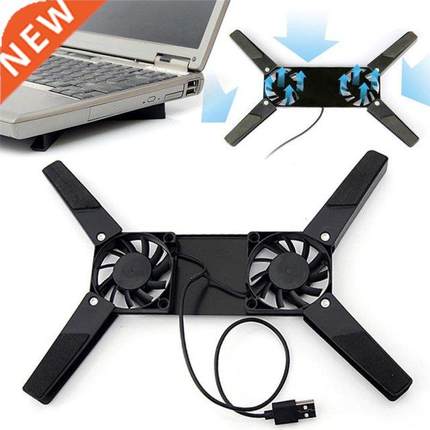 Laptop Desk Support Dual Cooling Fan Notebook Computer Stand