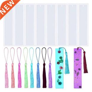 Silicone Silic Medium Set Mold Bookmark Resin Pcs Pack